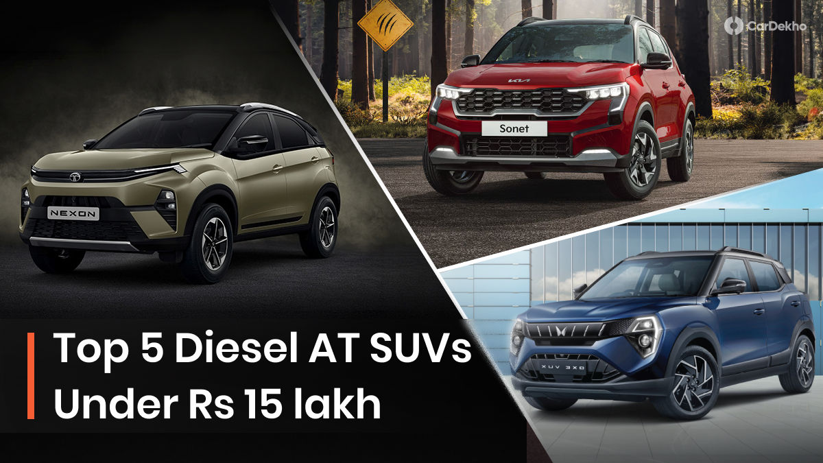 Top 5 Diesel AT SUVs Under 15 Lakh