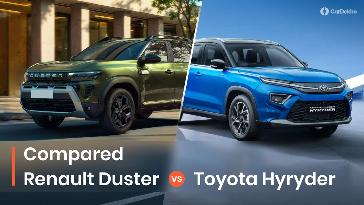 Renault Duster vs Toyota Hyryder