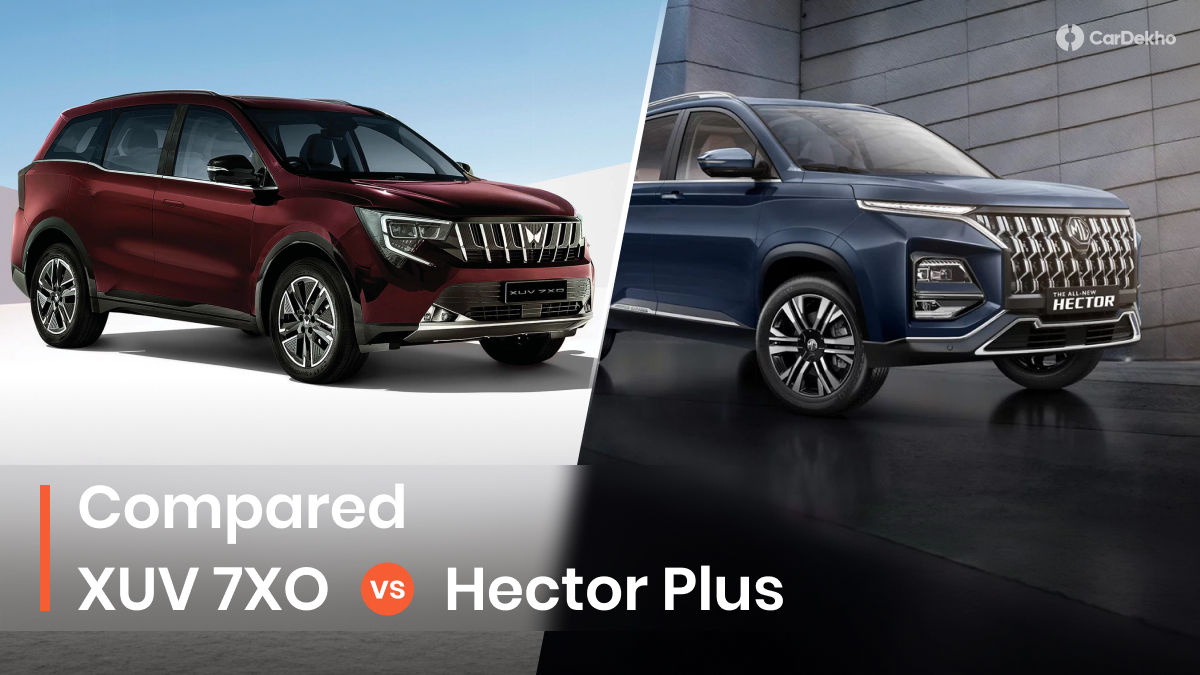 Mahindra XUV 7XO vs MG Hector Plus