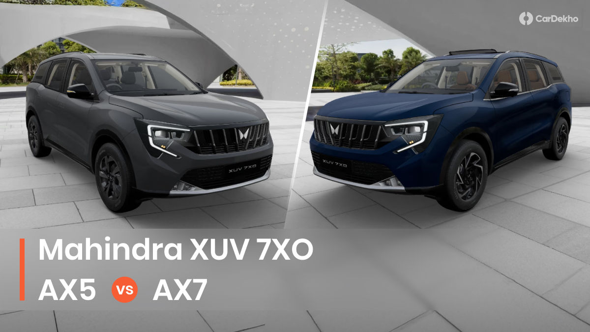 Mahindra XUV 7XO AX5 vs AX7
