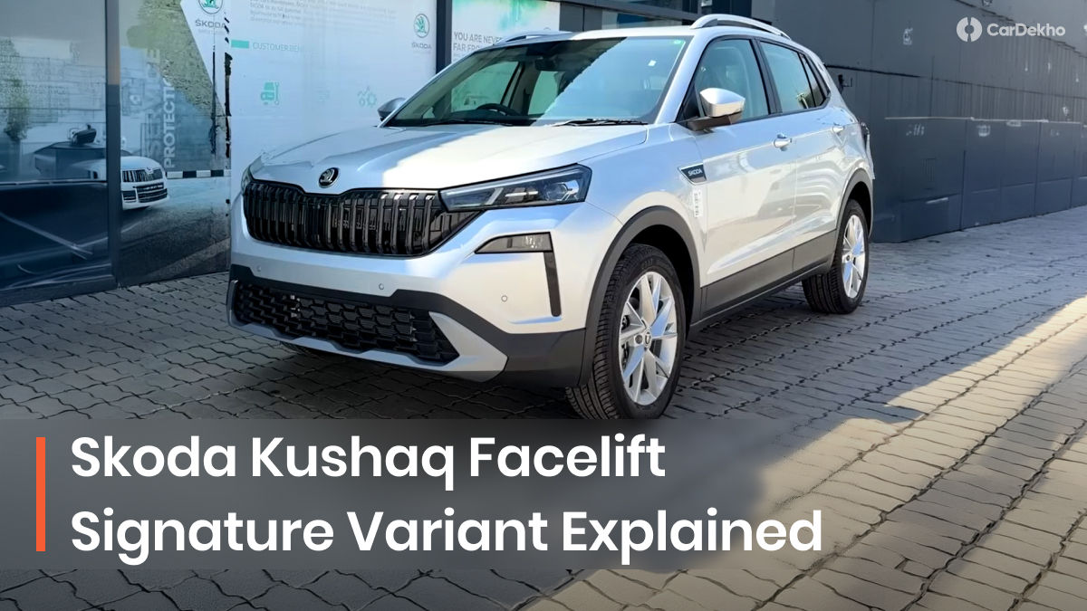 Skoda Kushaq Facelift Signature