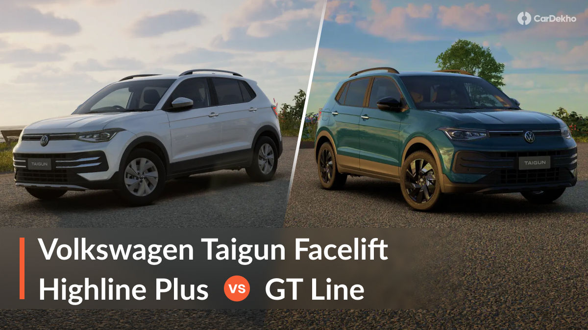 Volkswagen Taigun Highline Plus Vs GT Line Volkswagen Taigun Highline Plus Vs GT Line