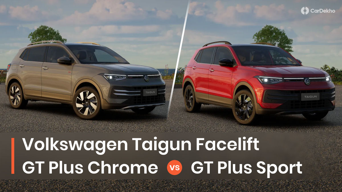 VW Taigun GT Plus Chrome vs GT Plus Sport
