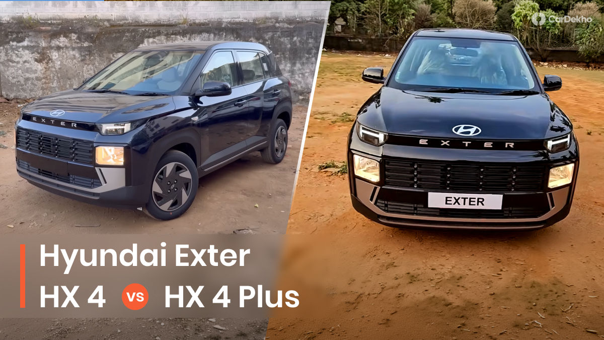 Hyundai Exter HX 4 Vs HX 4 Plus