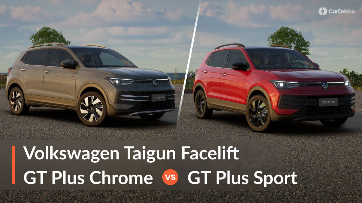 VW Taigun GT Plus Chrome vs GT Plus Sport