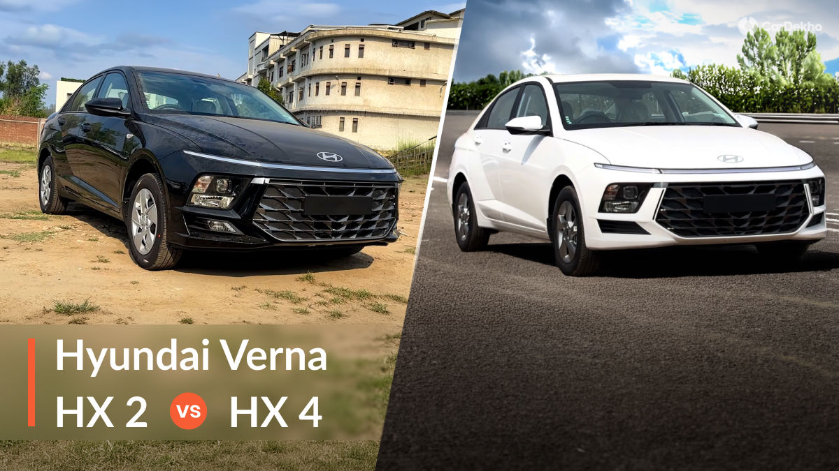 Hyundai Verna HX 2 Vs HX 4 Hyundai Verna HX 2 Vs HX 4