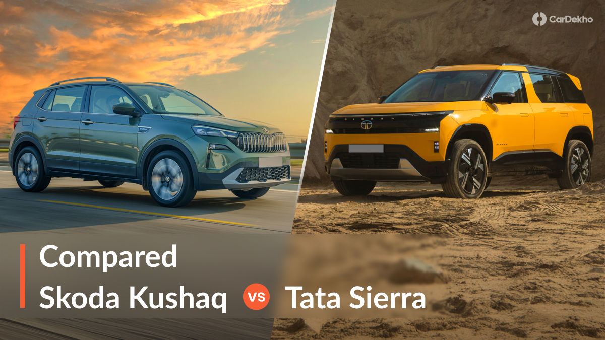 Skoda Kushaq vs Tata Sierra