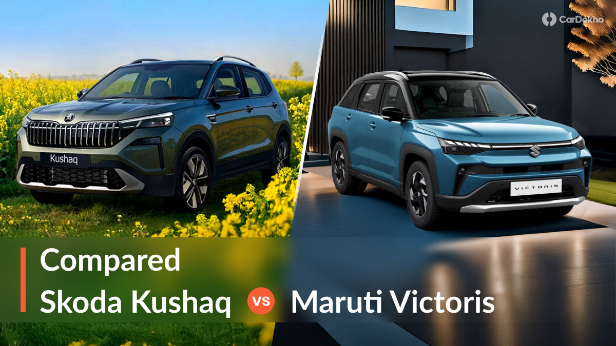 Skoda Kushaq Vs Maruti Victoris Skoda Kushaq Vs Maruti Victoris