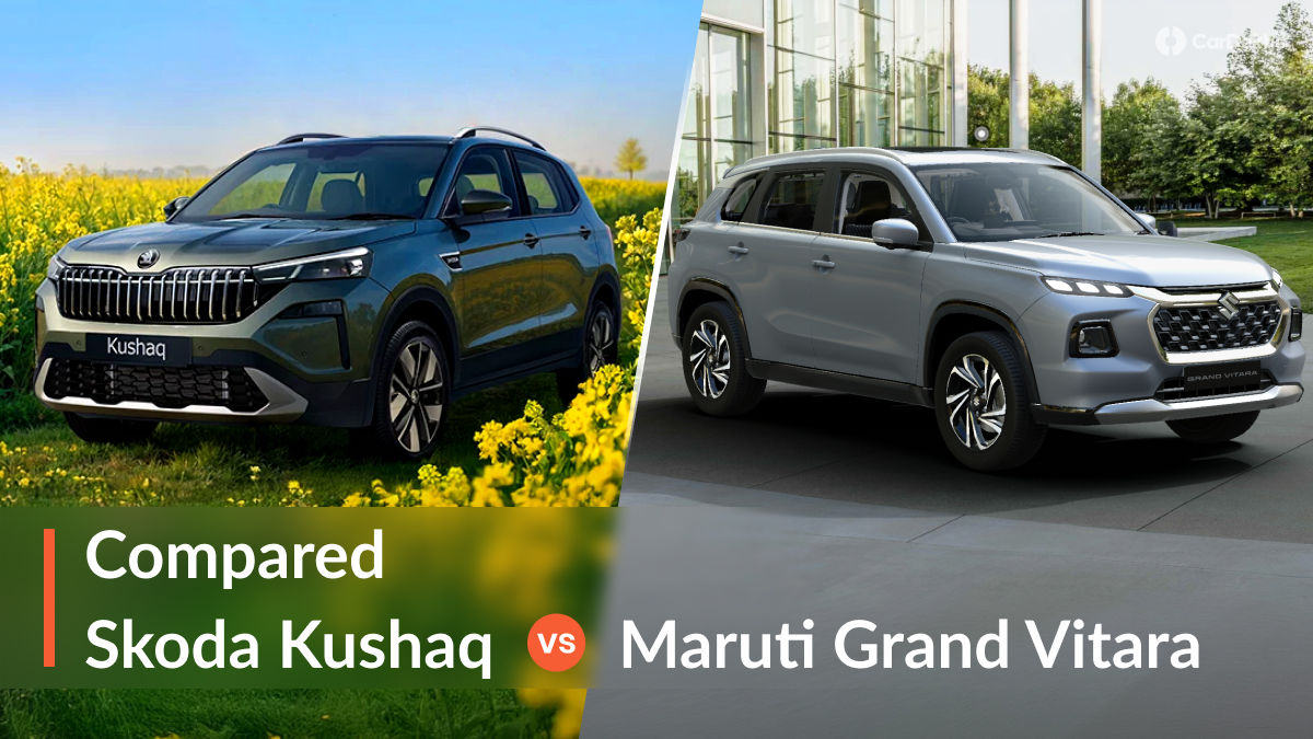 Skoda Kushaq Vs Maruti Grand Vitara