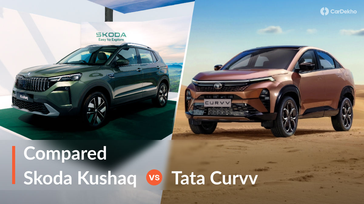 Skoda Kushaq Vs Tata Curvv