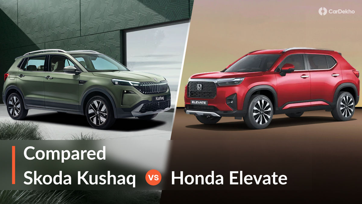 Skoda Kushaq Vs Honda Elevate