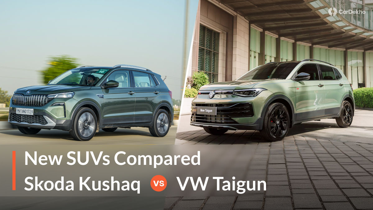 Skoda Kushaq vs VW Taigun