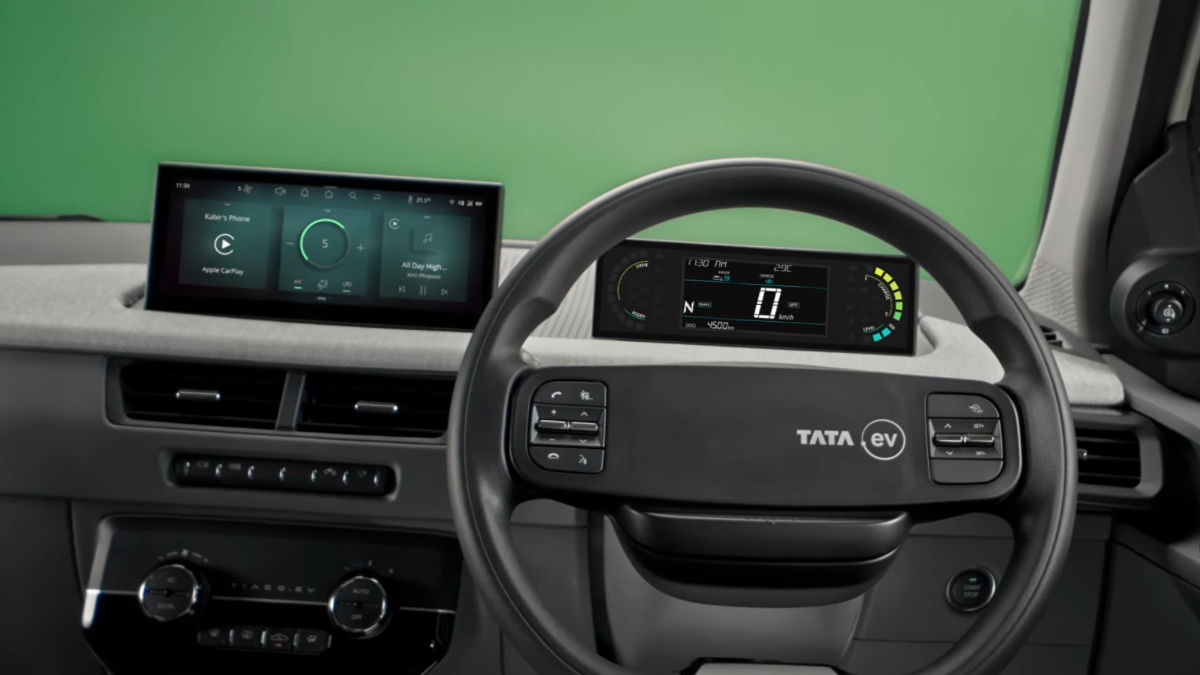 2026 Tata Tiago EV Facelift Interior 2026 Tata Tiago EV Facelift Interior