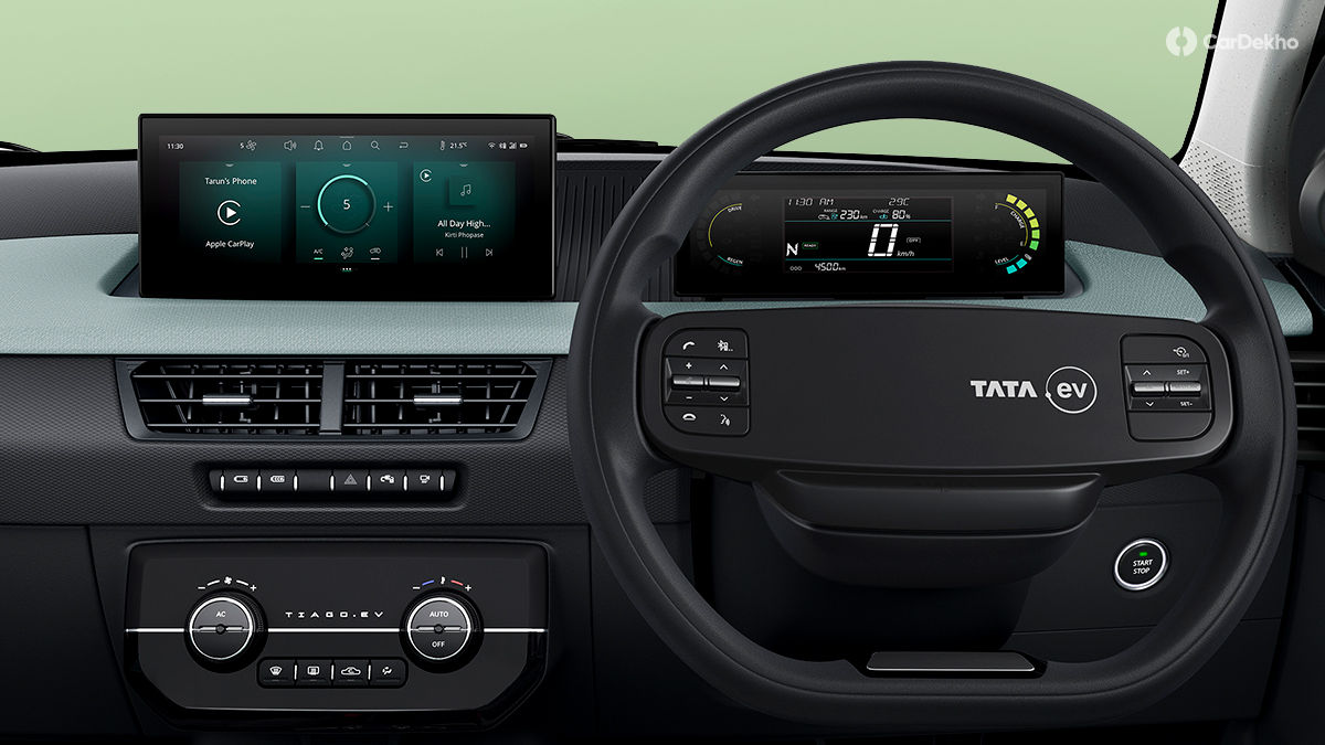 Tata Tiago EV Dashboard