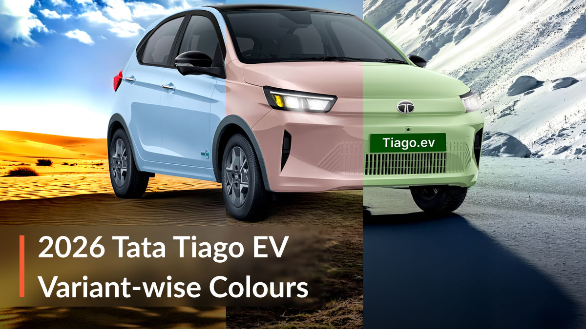 Tata Tiago EV Variant Wise Colours