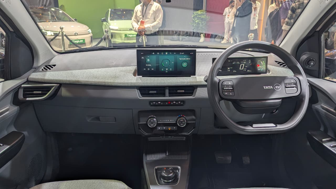 Tata Tiago EV Dashboard