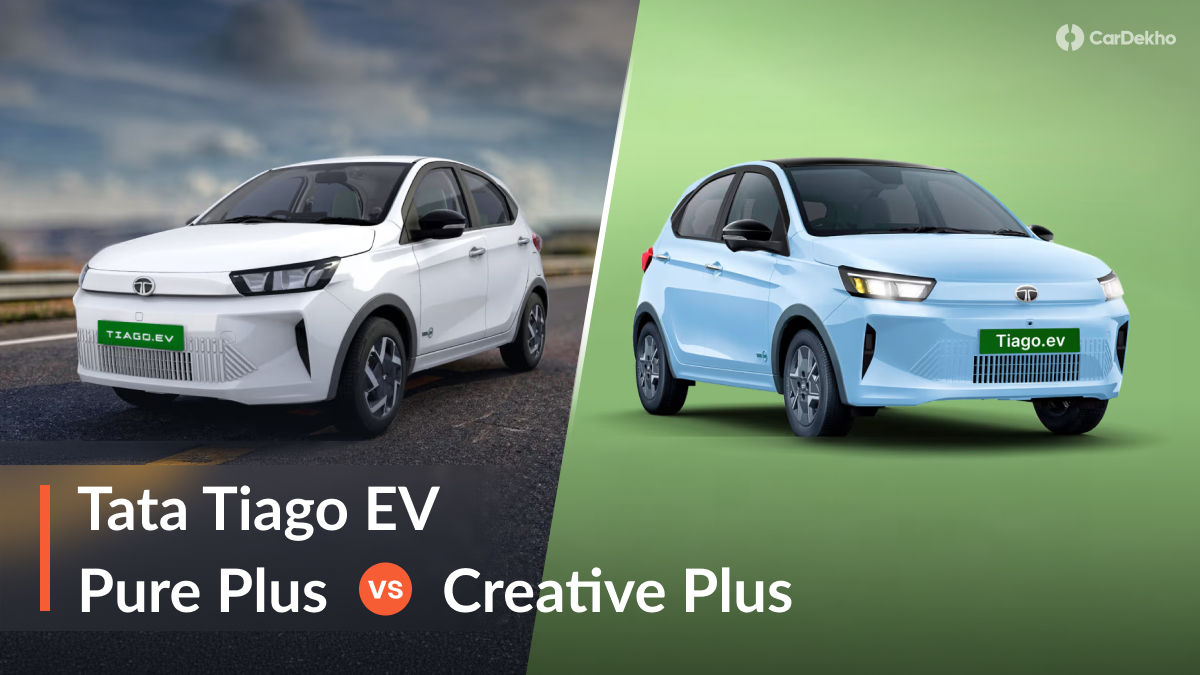Tata Tiago EV Pure Plus vs Creative Plus