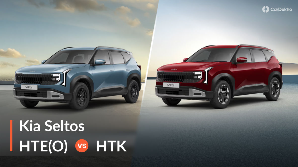 Kia Seltos HTE (O) vs HTK