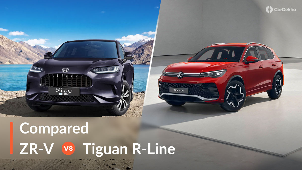 Honda ZR-V vs Volkswagen Tiguan R-Line