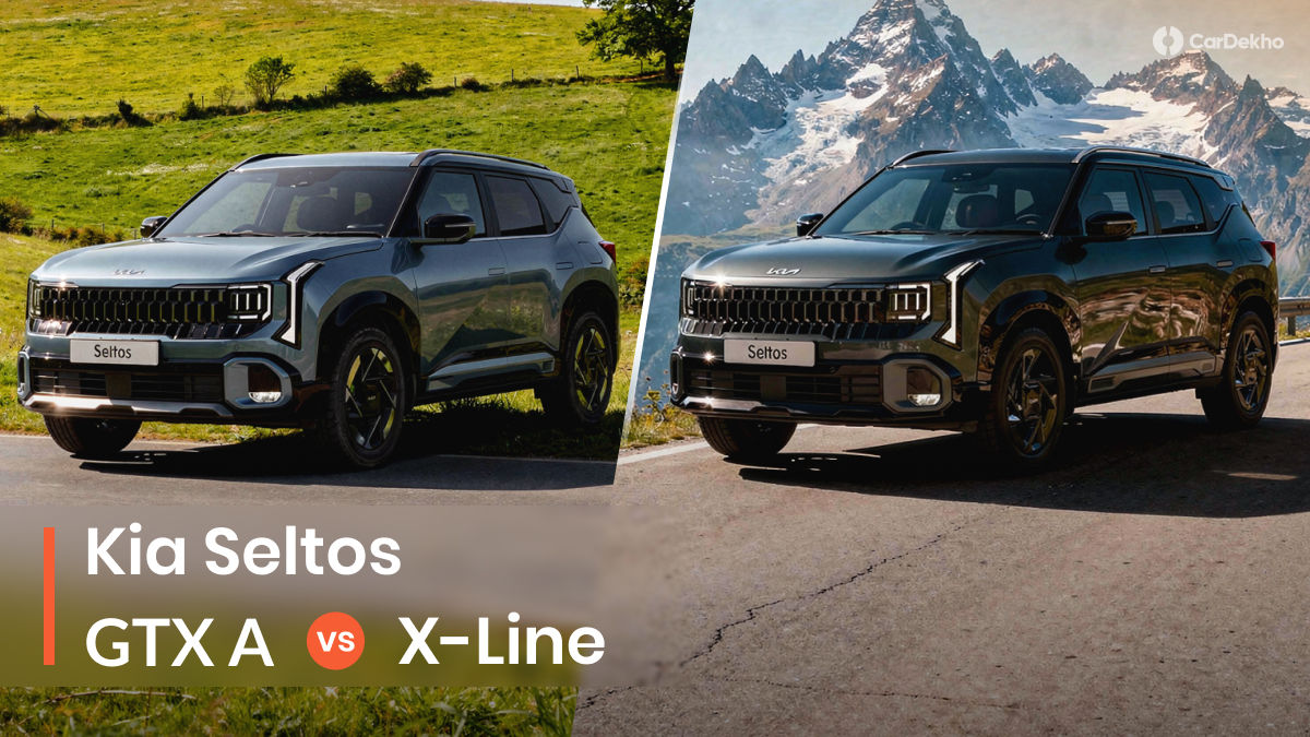 Kia Seltos GTX A Vs X-Line