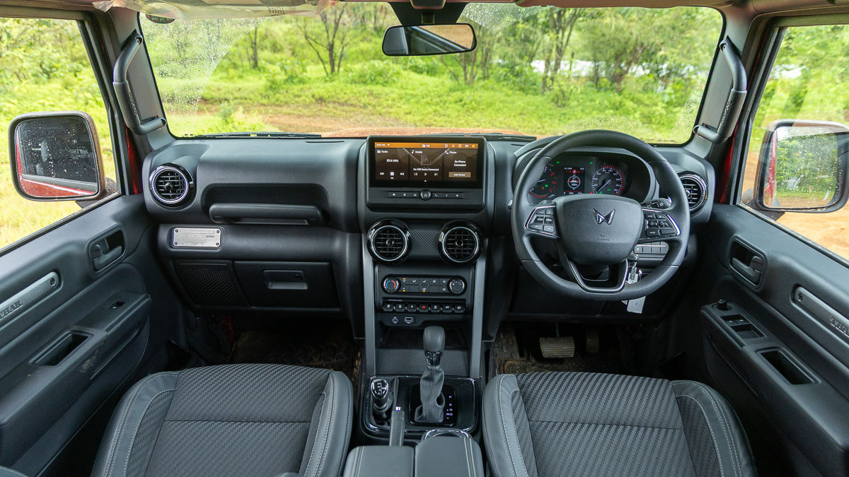 Current Mahindra Thar Interior