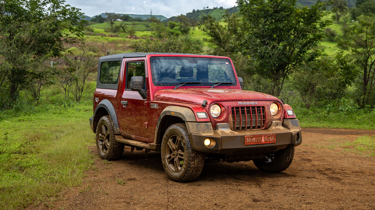 Mahindra Thar Facelift Front Three Quarter