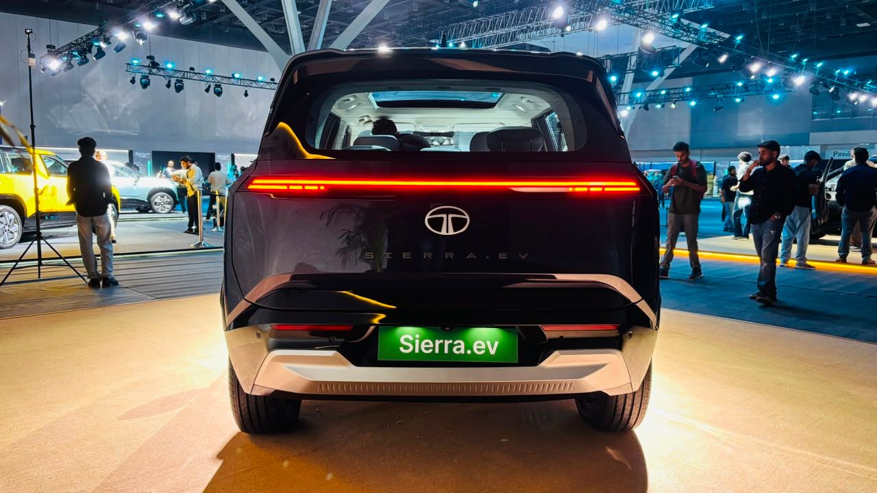Tata Sierra EV Rear
