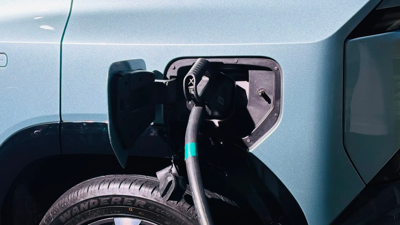 Tata Sierra EV Charge port