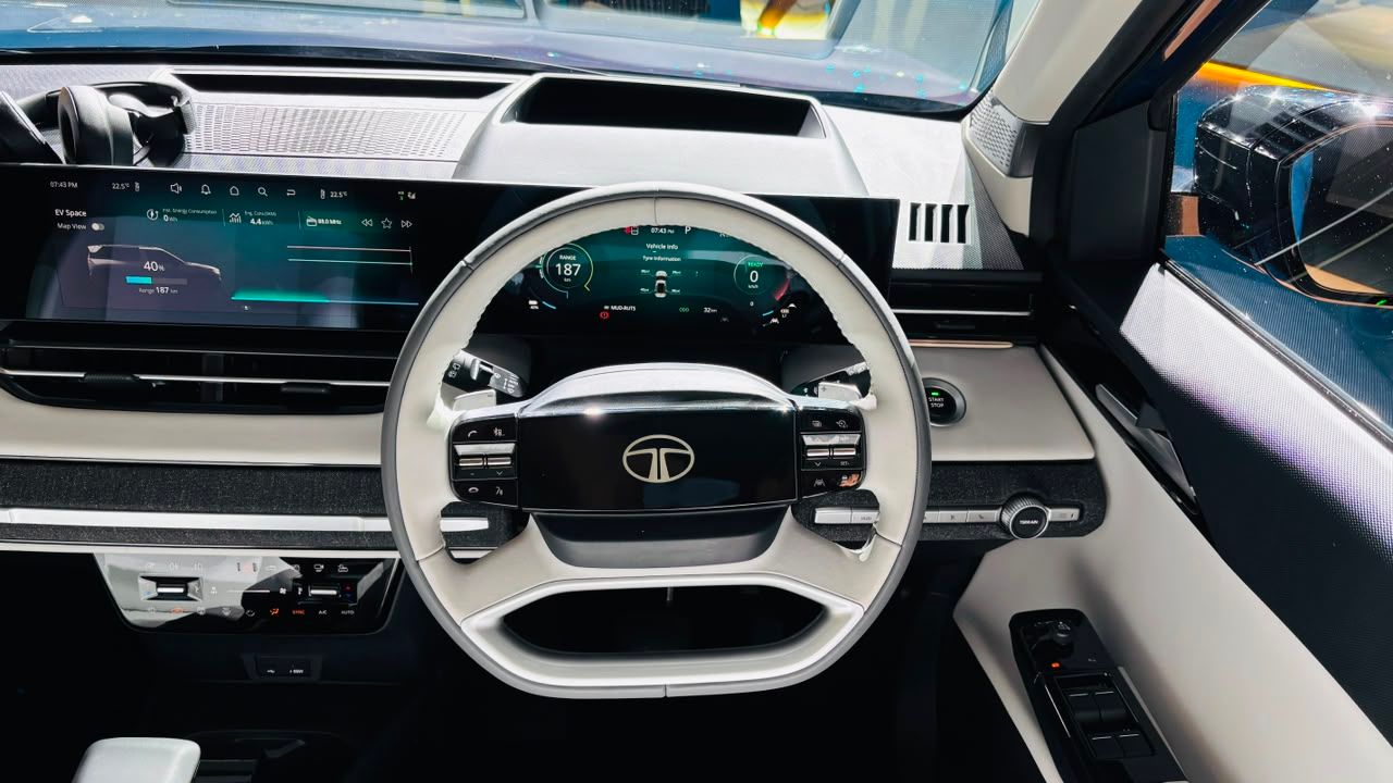 Tata Sierra EV Steering Wheel