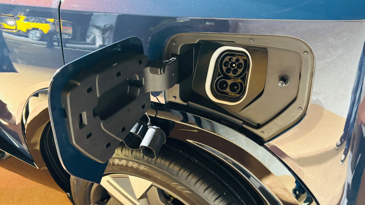 Tata Sierra EV Charging Port Tata Sierra EV Charging Port