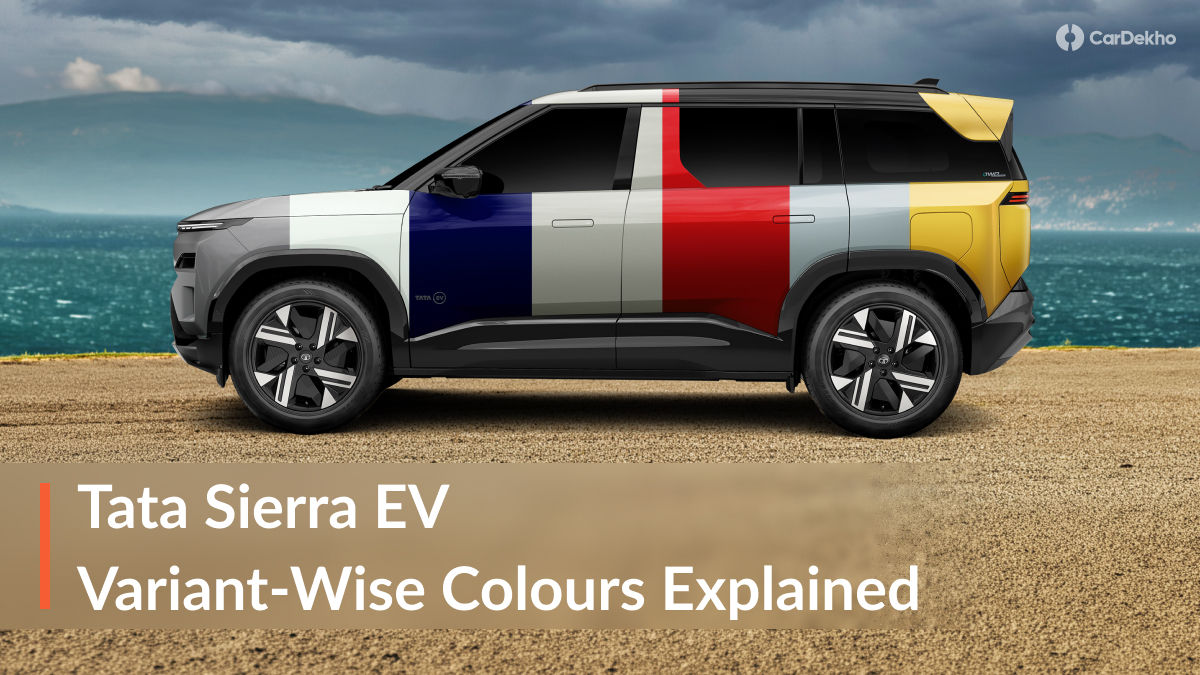 Tata Sierra EV Colour Options
