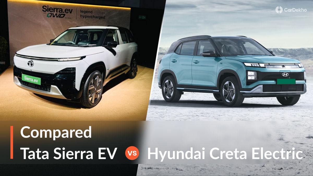 Tata Sierra EV vs Hyundai Creta Electric Tata Sierra EV vs Hyundai Creta Electric