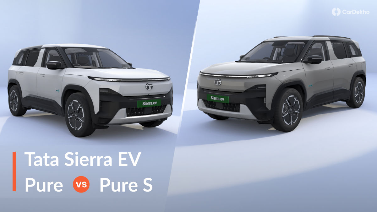 Tata Sierra EV Pure vs Pure S Tata Sierra EV Pure vs Pure S