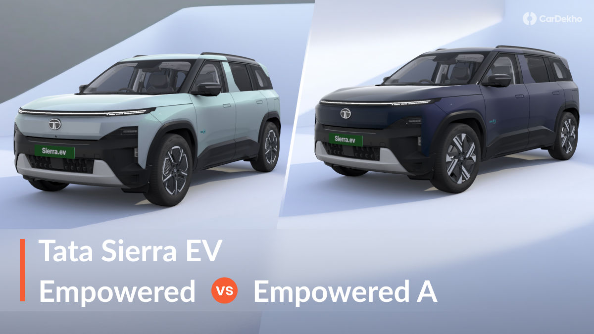 Tata Sierra EV Empowered Vs Empowered A