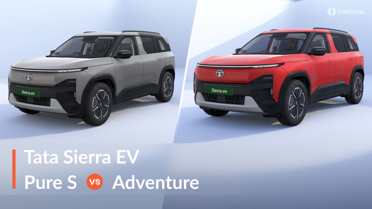 2026 Tata Sierra EV Pure S Vs Adventure 2026 Tata Sierra EV Pure S Vs Adventure