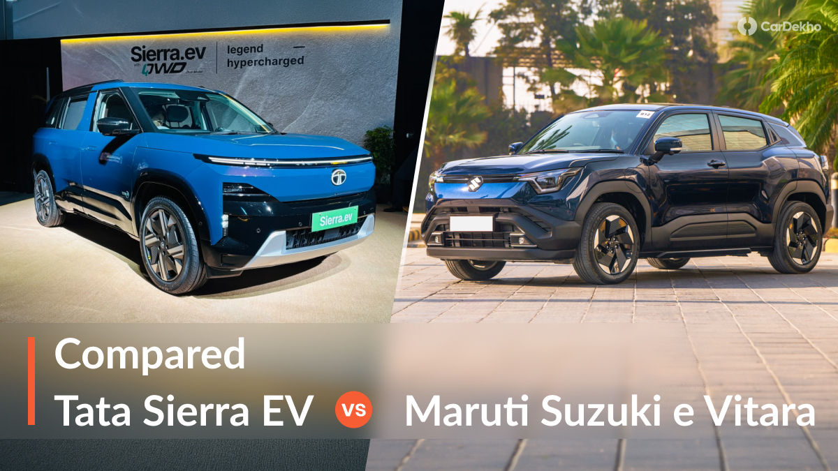 Tata Sierra EV vs Maruti e Vitara Tata Sierra EV vs Maruti e Vitara