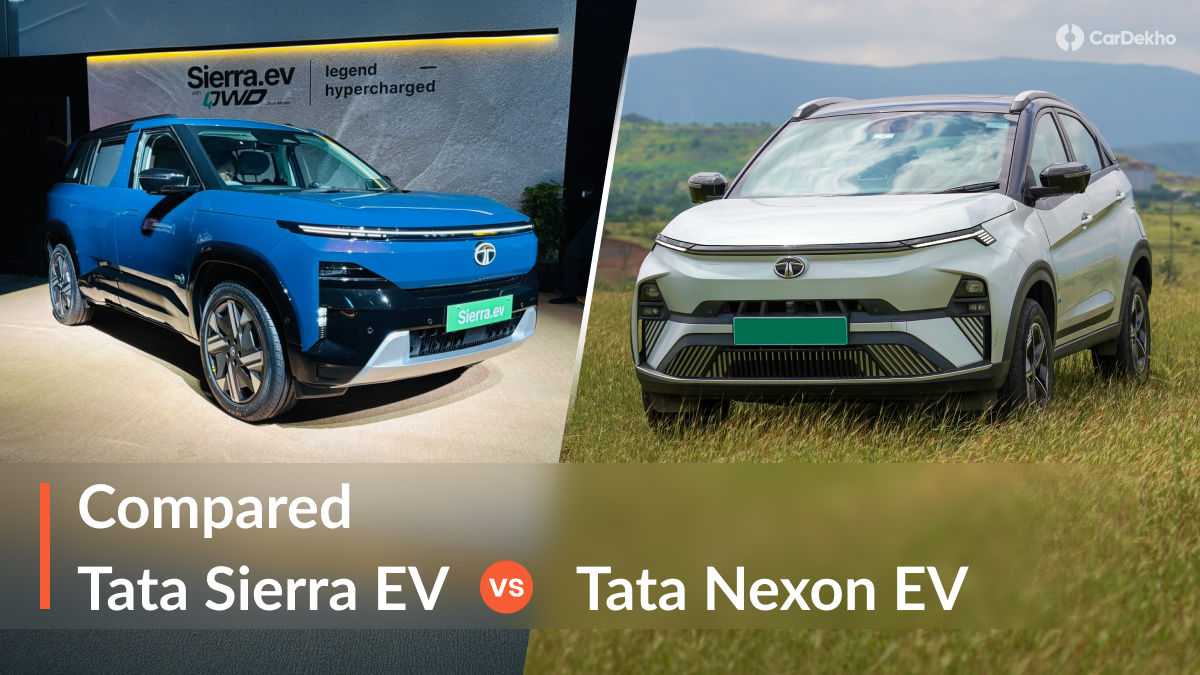 Sierra EV vs Tata Nexon