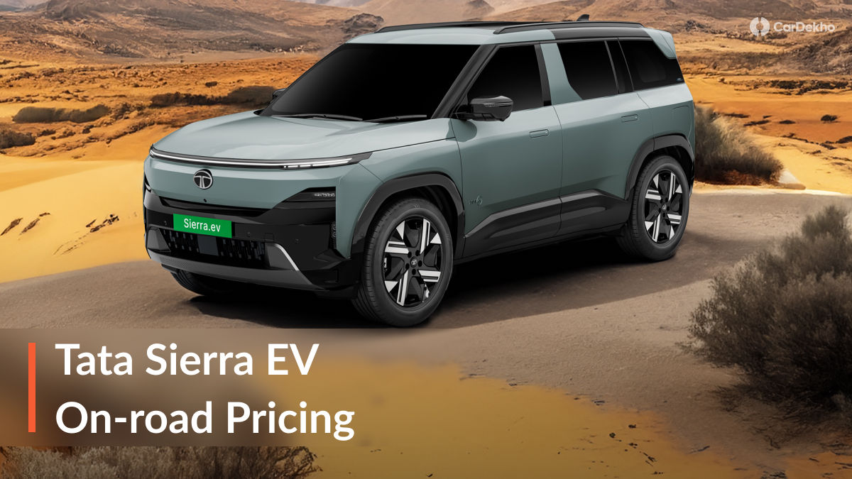 Tata Sierra EV On-road Prices