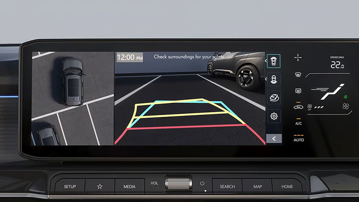Kia Syros EV 360-degree camera