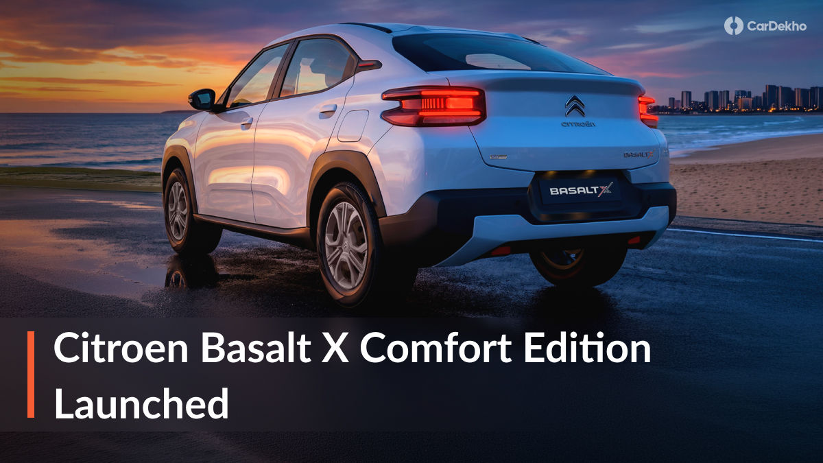 Citroen Basalt X Comfort Edition Citroen Basalt X Comfort Edition