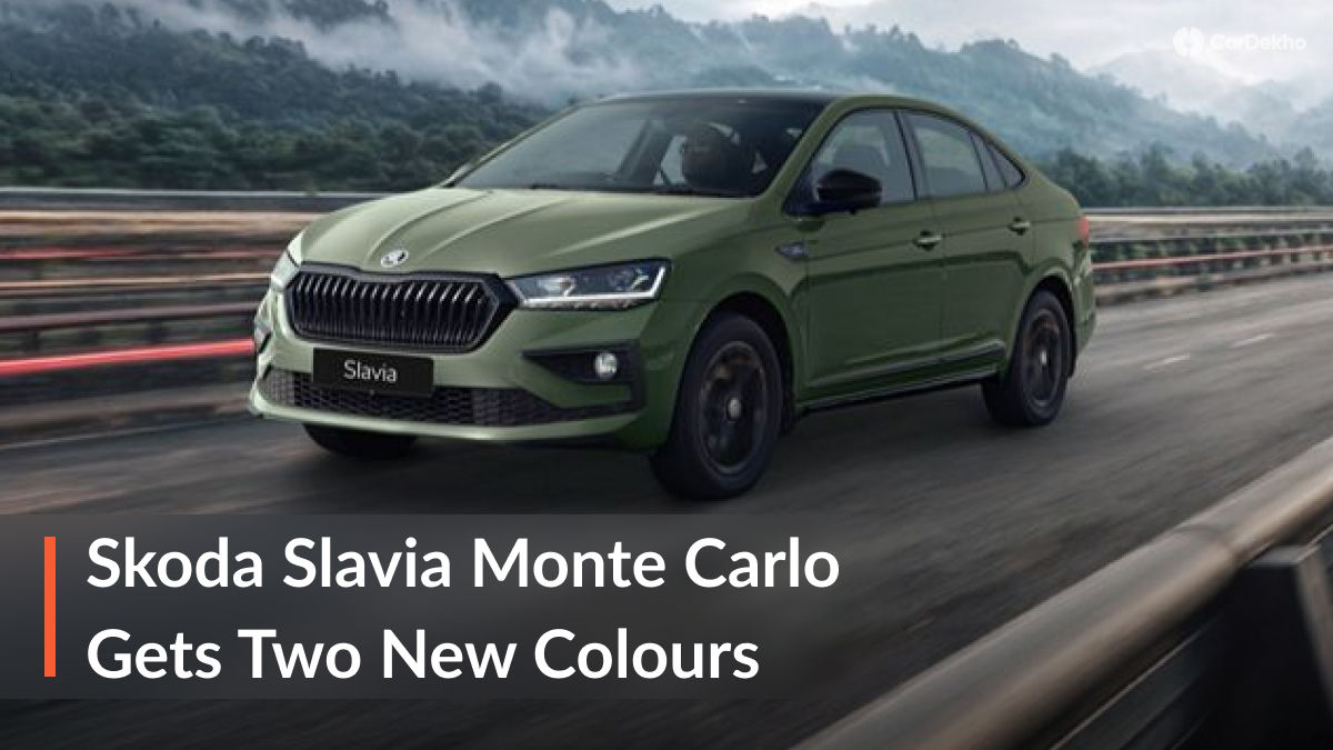 Skoda Slavia Monte Carlo New Colours