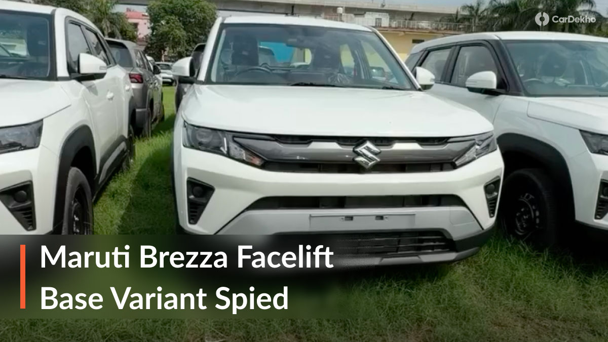 Maurti Brezza Base Variant Spied