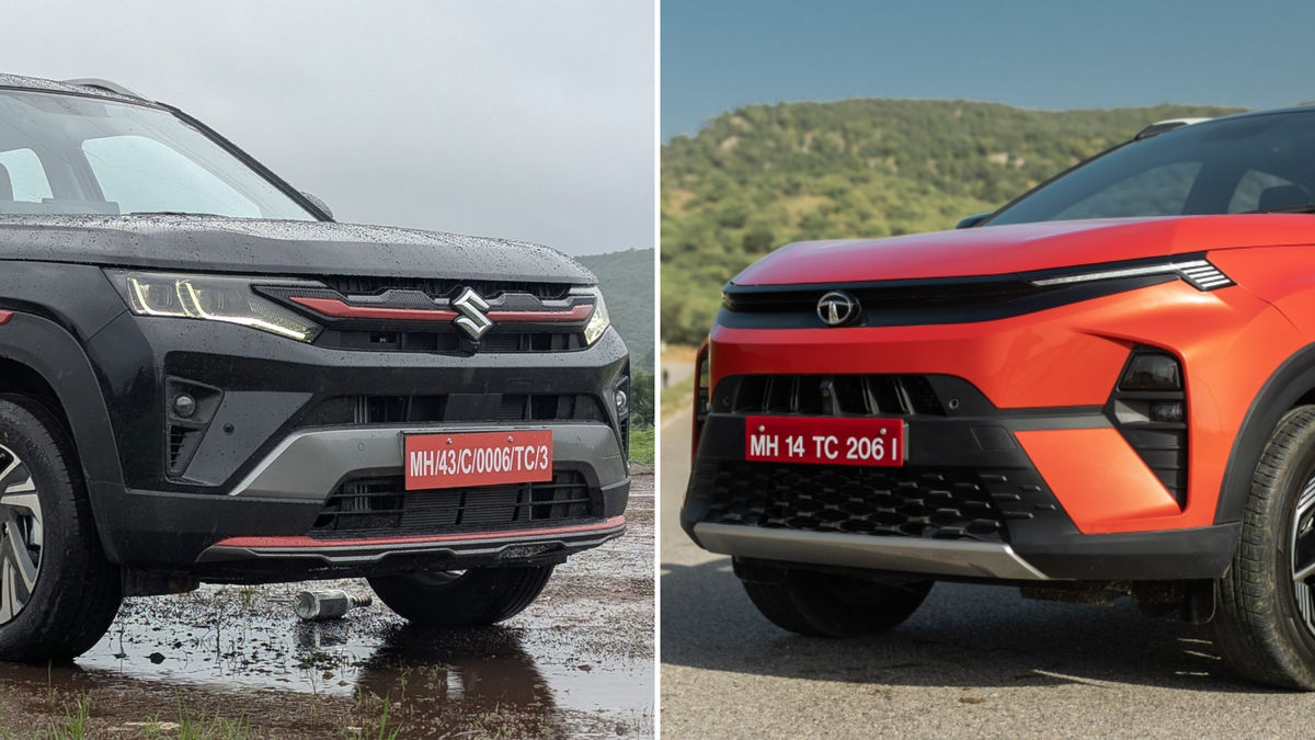 Maruti Brezza Facelift Vs Tata Nexon