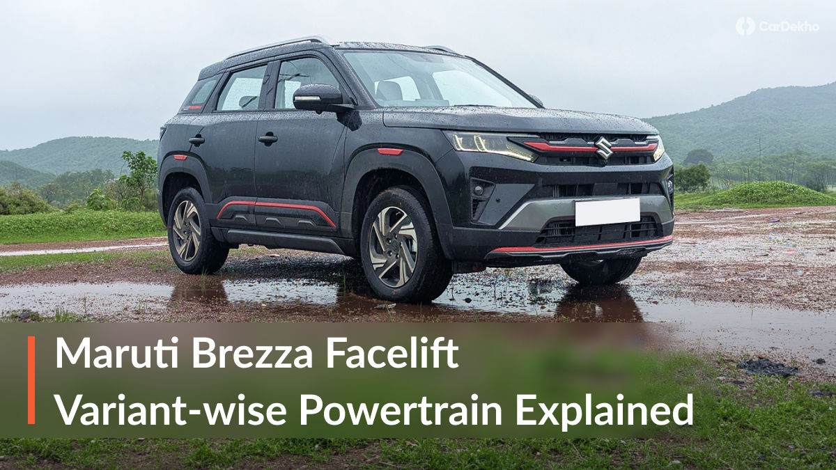 Maruti Brezza Facelift Variant Wise Powertrain