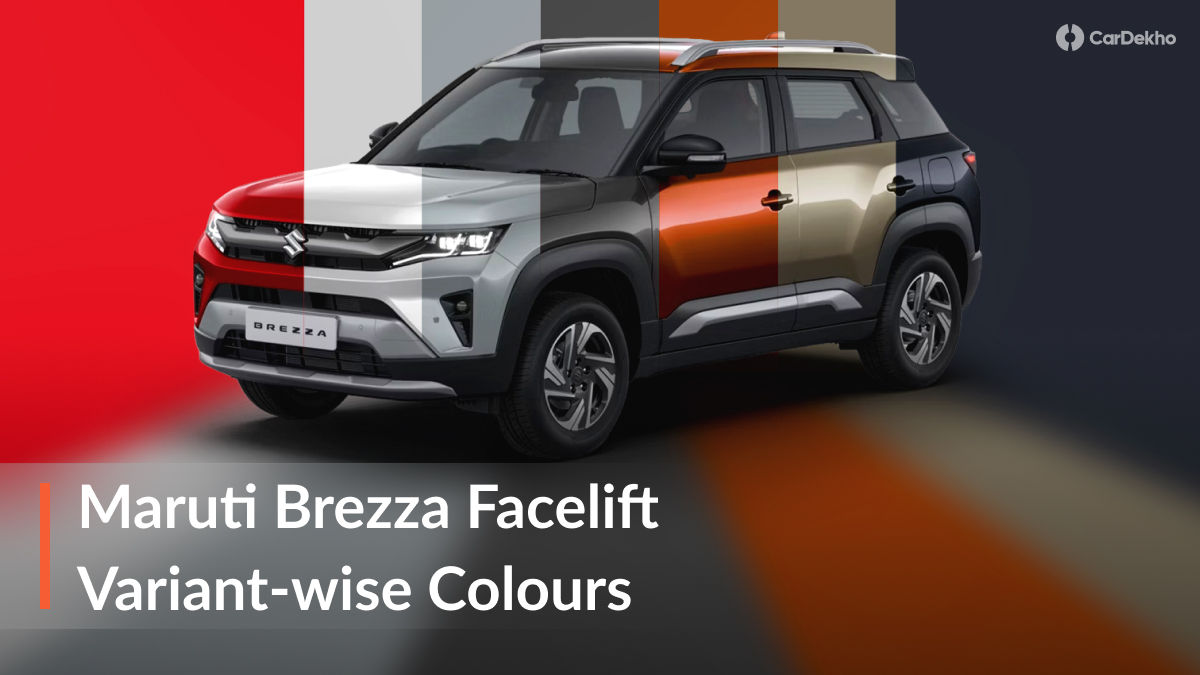 Brezza Variant Wise Colour Options Explained