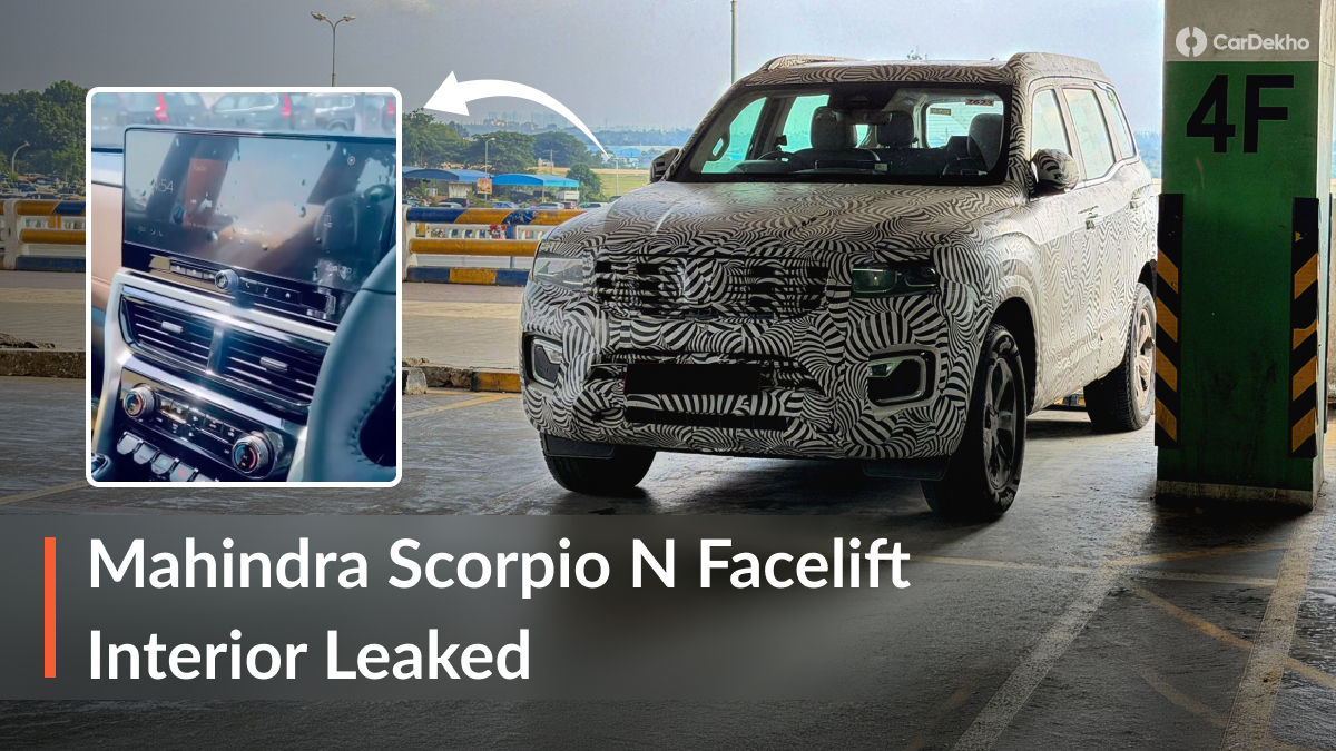 Mahindra Scorpio N Facelift Leaked