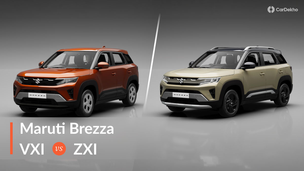 Maruti Brezza VXI Vs ZXI