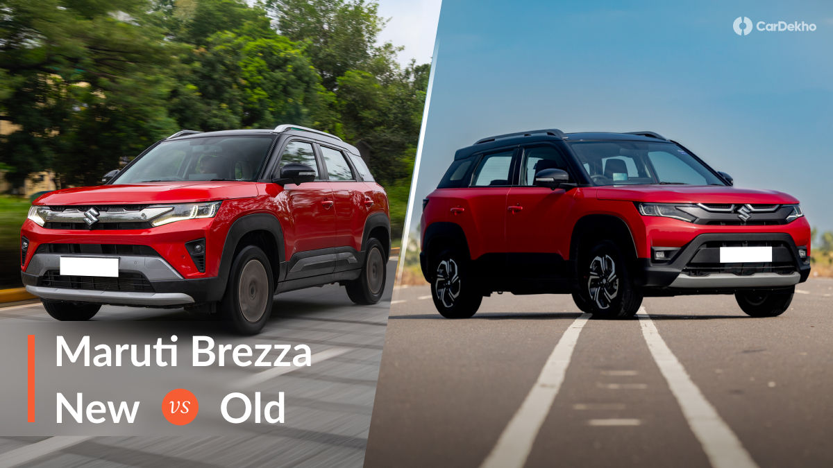 Brezza Facelift vs Old Brezza
