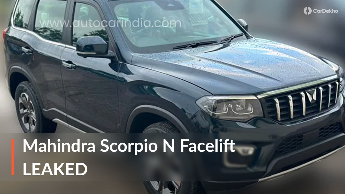 Mahindra Scorpio N Facelift Mahindra Scorpio N Facelift