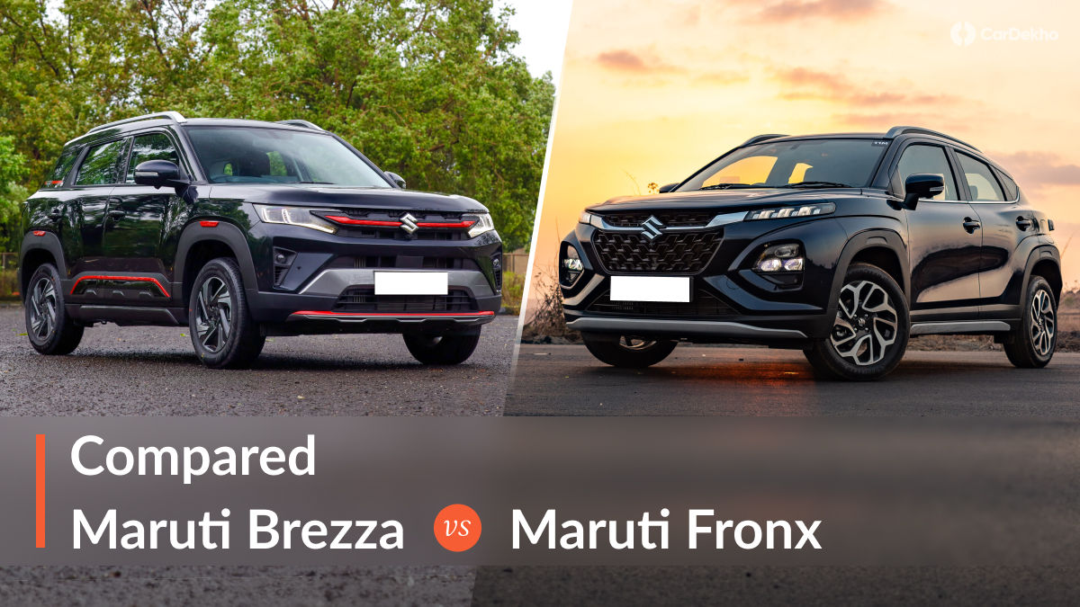 Maruti Brezza vs Fronx